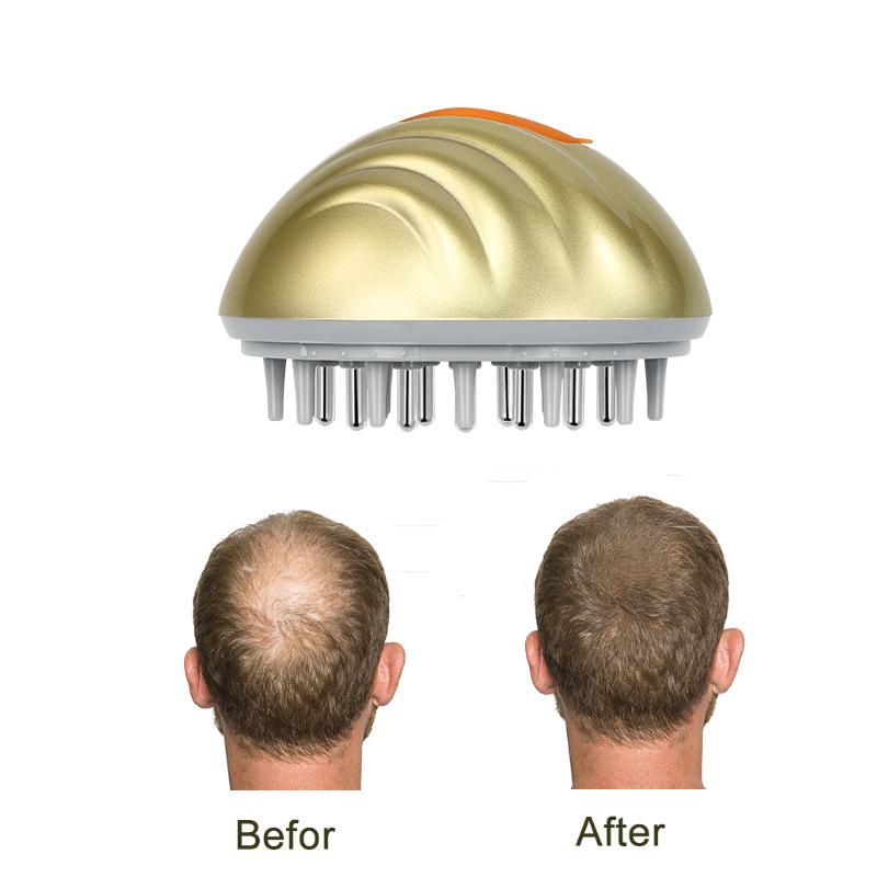 Microcurrent Vibration & Red Light Laser Hair Massager Comb