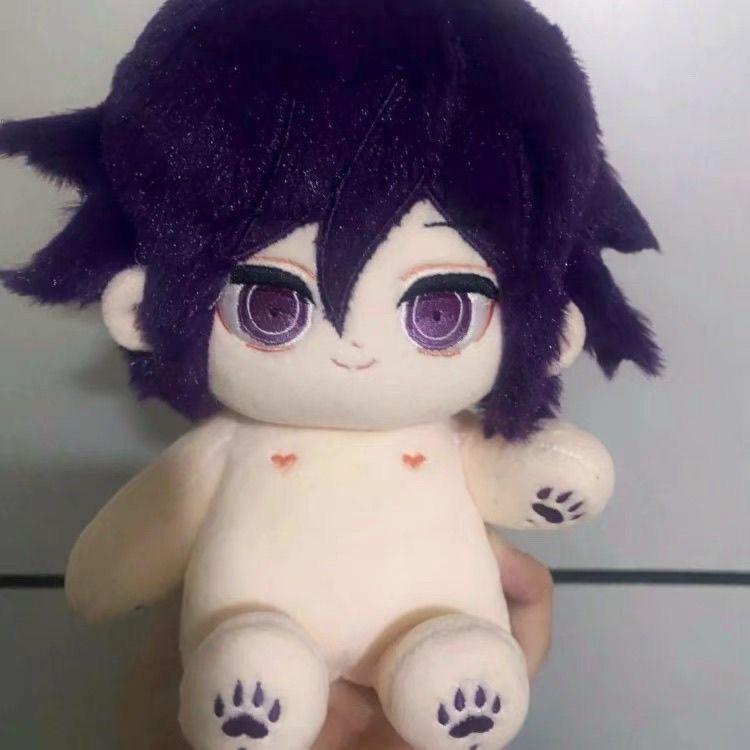 20cm Danganronpa:Trigger Happy Havoc Kokichi Oma Figurines Anime Peluche Cosplay Déguisement Poupée en Coton Jouet Pour Enfants Cadeau d'Anniversaire no Skeleton