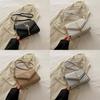 Stylish And Elegant Pu Small Square Crossbody Bag For Women With Chic Chain Strap