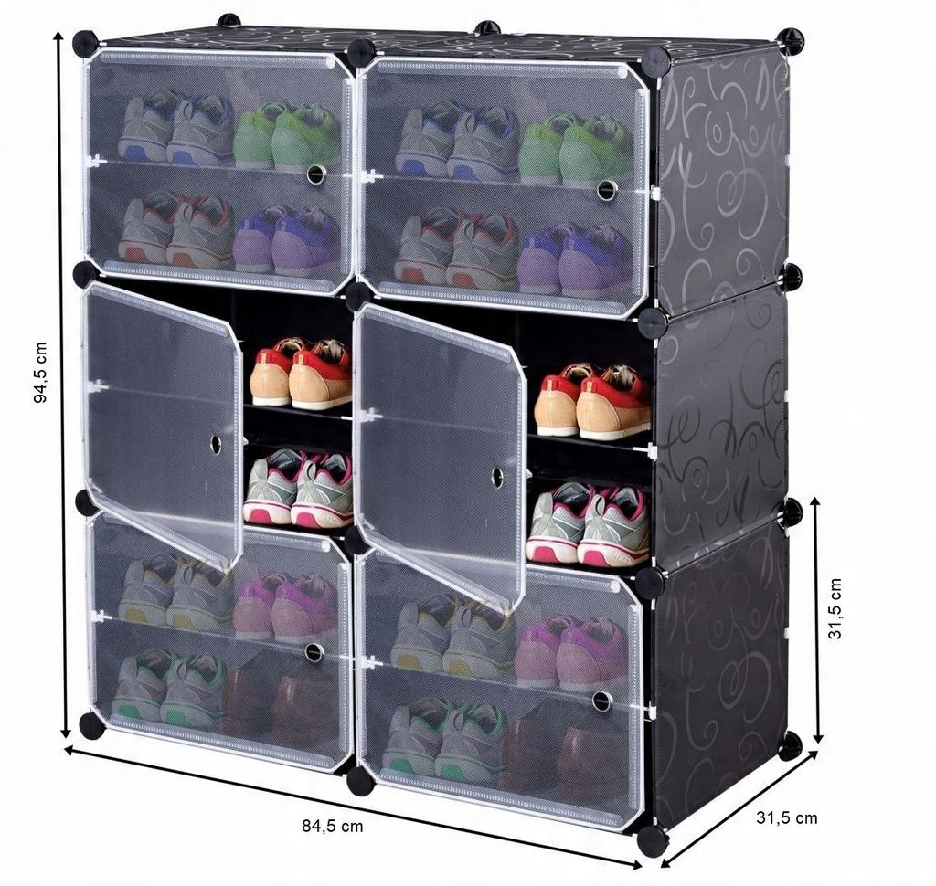 Modular Wardrobe, Cabinet, Shelf, Furniture, Wardrobe, 6 Shelves, Clothes, Shoes
