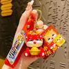 Resin Attractive Dragon Keychain Charming Cartoon Style Perfect Accessory For Keys Bags And