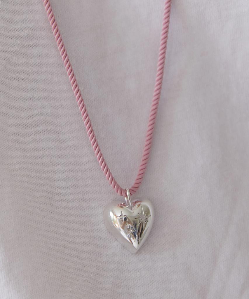 Tatiana (Silver 925) Universe Heart String Necklace Nz2102
