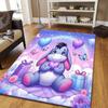 1pc Winnie the Pooh Pattern Area Rug Soft Flannel Floor Mat for Living Room,Office,Bedroom and Carpet,Sofa Coffee Table Floor Mat