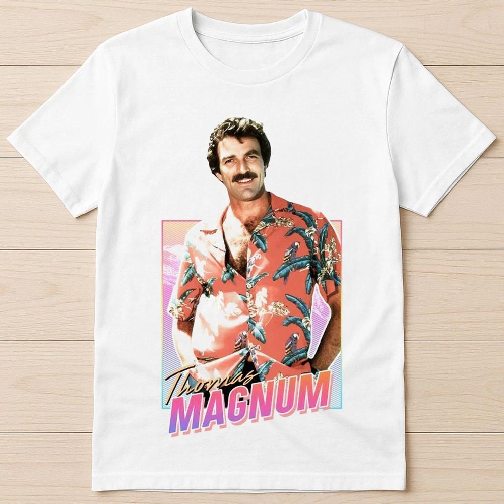Thomas Magnum PI Tom Selleck Higgins Island Hoppers Hawaii Gift Tee T Shirt 2893 S