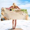 Beautiful Art Pattern Series Seaside Vacation Beach Towel Swimming Bath Towel Sports Towel