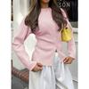 Casual Solid Color Long-sleeved Button-down Shirt for Women 2025 Autumn and Winter