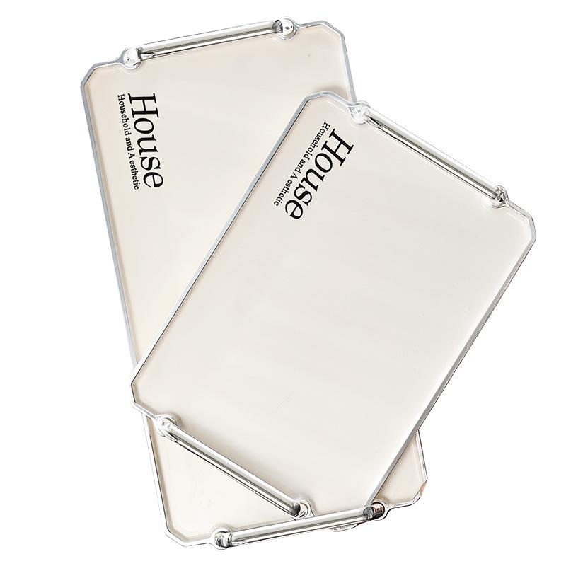 2023 Luxury Rectangular Tea Tray for Home, Salon, & Living Room