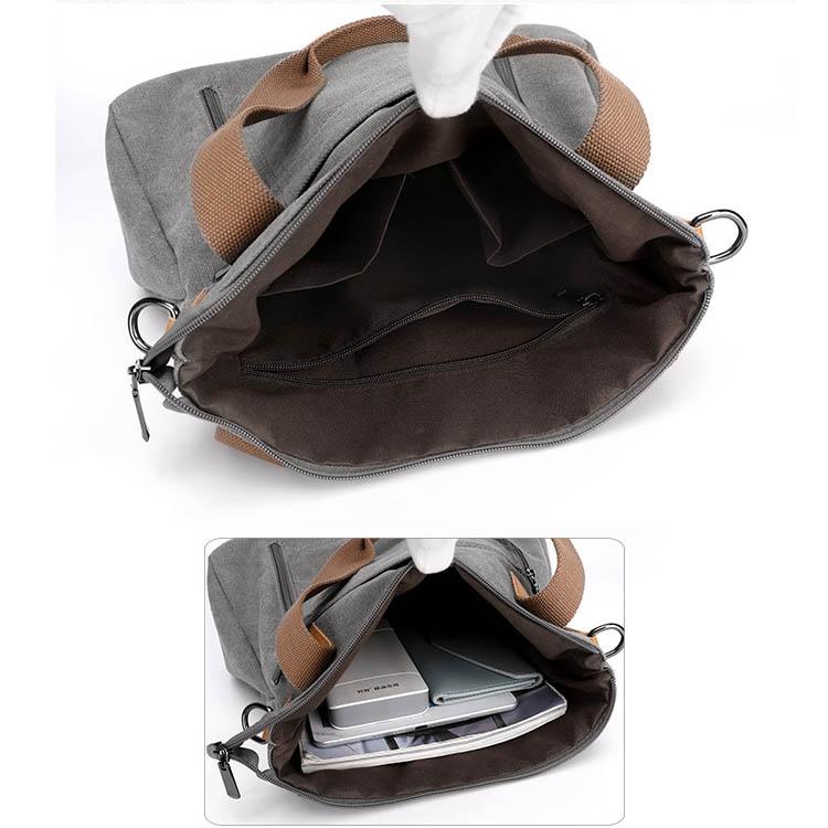 Lerretsveske Retro Dameveske Håndvesker Crossbody Lerretsveske for kvinne Ny veske Lerrets skulderveske Dame Designer Messenger Bags