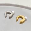 New Vintage C-Shaped Ear Cuff Non Pierced Clip Earring for Women Girl Trendy Punk Pearl Cuffs Wedding Jewelry Accessories