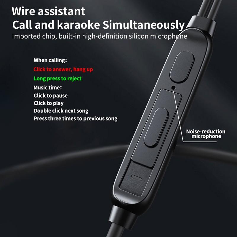Buy Lenovo XF06 Earphone Wired Headphones Noise Canceling In-Ear Headset  Wired Earphones With Mic Earbuds In-Line Control For Phones at affordable  prices — free shipping, real reviews with photos — Joom