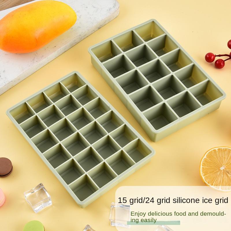 Silicone Ice Grid, Summer Heat Relieving, Kitchen Utensils, Silicone Ice Grid, 24 Grids, Silicone Ice Grid