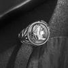 European and American Style Roman Empire Caesar The Great, Ring Retro Electroplating Coin Casting, Portrait Ring 2026