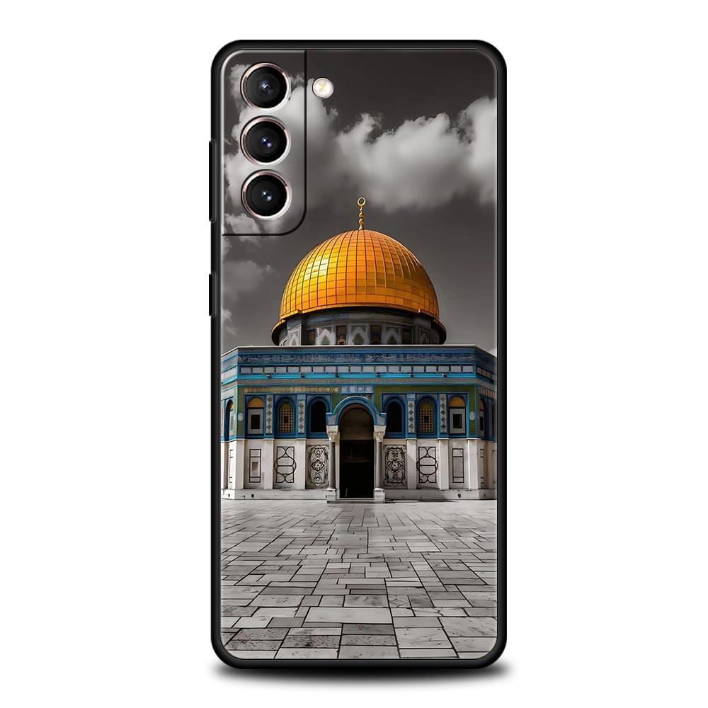Jerusalem Building Phone Case For Samsung Galaxy S24 S23 S22 S20 Ultra S21 FE 5G S10 S9 Plus S10E S8 Soft Silicone Cover