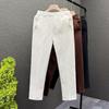 Men's Spring/Summer Slim Fit Korean Style Nine-Point Casual Pants