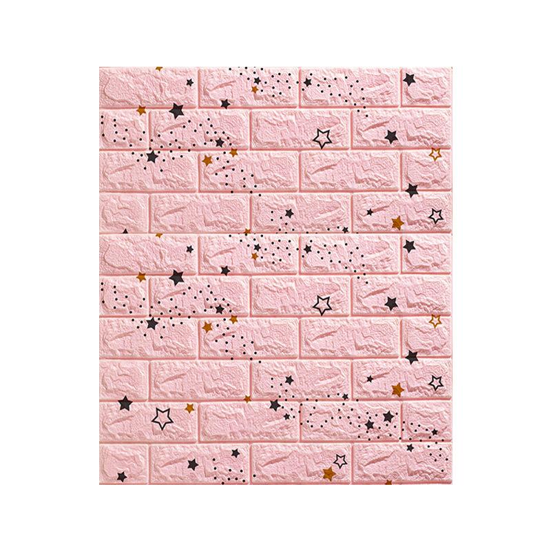 10Pcs 77*70cm 3D Wall Stickers Faux Brick Bedroom Home Decor Waterproof Self Adhesive Living Room Wallpaper