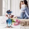Mother'S Day Rose Flowers 2d Acrylic Tabletop Decoration For Couples Decorations Ornament Flat Standing Sign DecoraçãO Para Casa