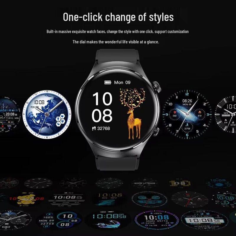 2025 GT3pro Smartwatch: Top-tier Black Tech with Call Function and Pedometer