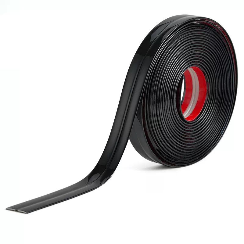 3M/Roll PVC Wardrobe Adhesive Tape Strips Buffer Tape Anti-collision Home Decorative Waterproof Self-adhesive Beauty Seam Sticker