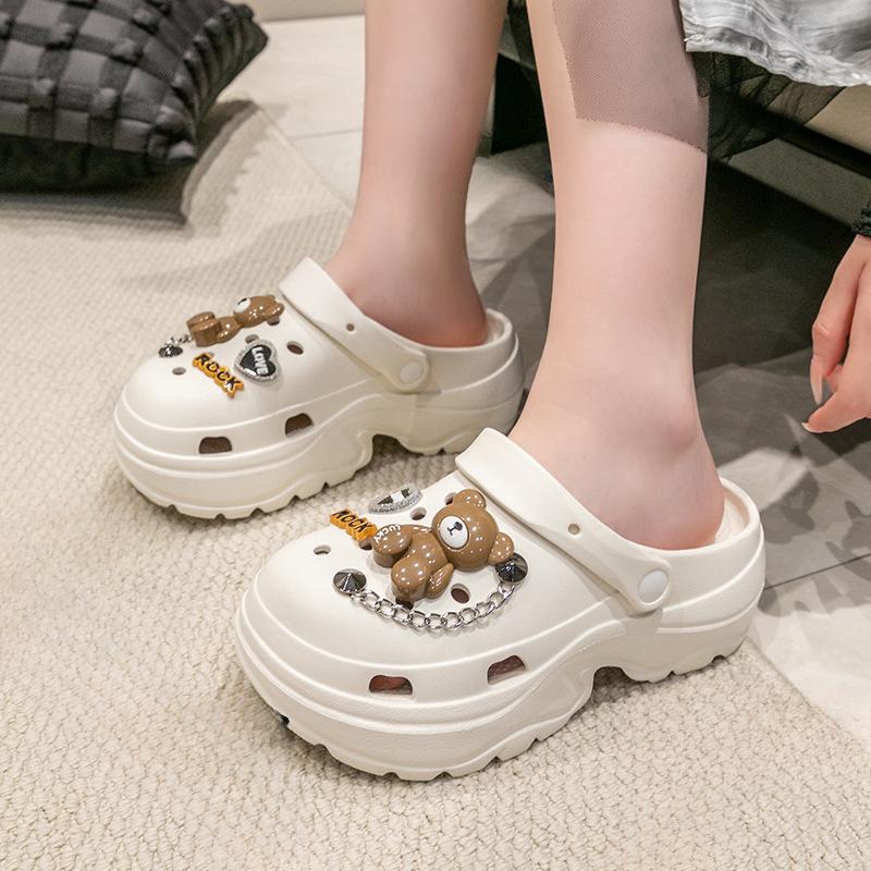 New Thick-soled Shoes, Anti-slip and Deodorizing, Beach Height-increasing Cool Slippers for Outdoor Wear