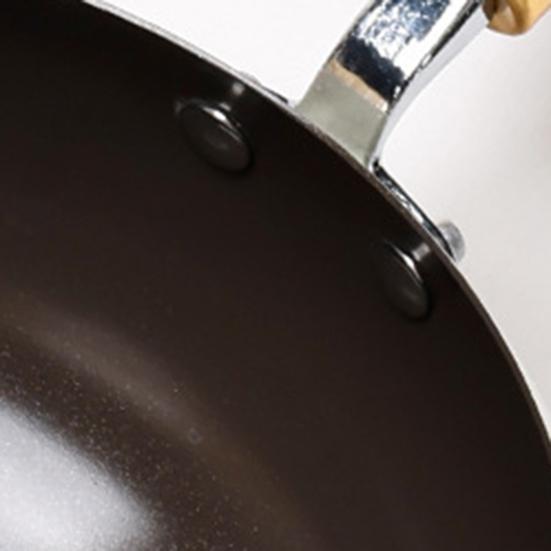 Traditional Belly Wok Non-Stick Thick Bottom Frying Pan Even Heating Iron
