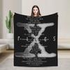 Manta de Franela de la Película Expediente X Fox Mulder Dana Scully y John Doggett Walter Skinner Ropa de Cama Mantas para Colcha Funda de Sofá