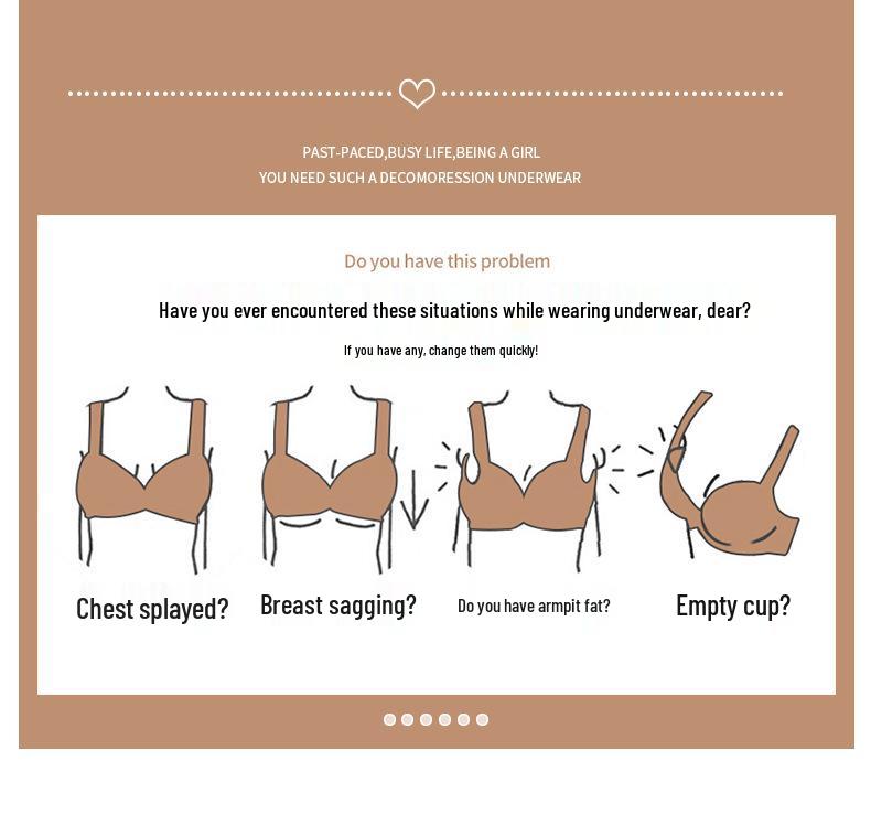 Front Buckle Push-Up Wire-Free Nursing Bra for Plus Size and Older Women