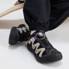 Left West Girls' Sports Shoes and Children's Shoes 2026 New Button Function Mesh Breathable Casual River Tracing Shoes with Western Style