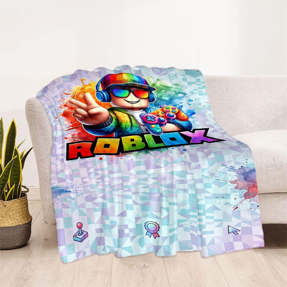 Roblox 103 Blanket Soft Warm Cozy Great for Chair Sofa Seaside Four Seasons Universal Warmthful Decor Ideal Gift For Birthday Valentine'S Day