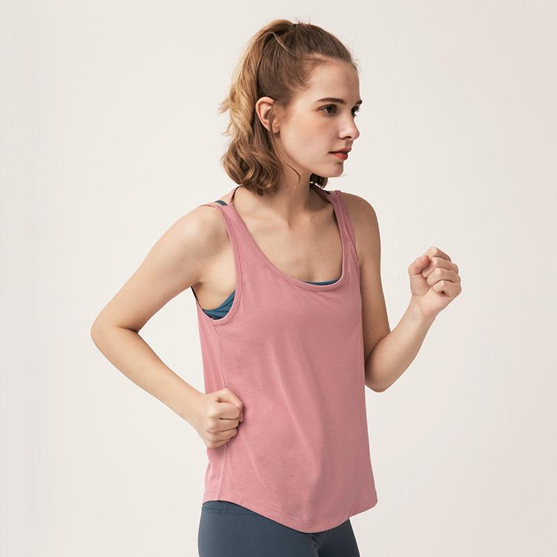 Women's Backless U-Shaped Camisole: Breathable Yoga & Running Vest Cover-up