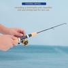 Deukio Portable Winter Ice Fishing Reel Wheel with Wire Outdoor Casting Tackle (Golden)