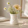 3D Printed Flower Vase Raised Patterns Pen Holder Cosmetics Storage Rack  Living Room Decor