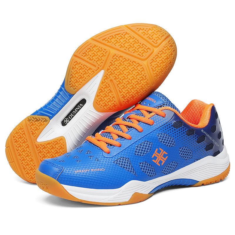 

New badminton shoes tennis shoes men s shoes women s shoes lightweight youth students outdoor sports large size casual shoes 45 синій