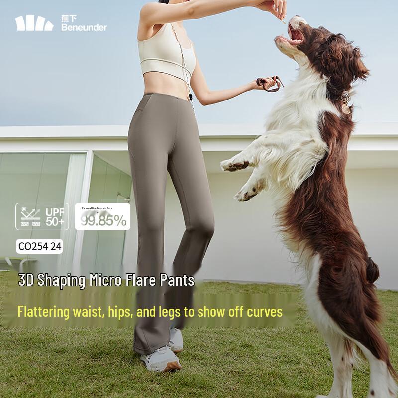 

Beneunder Women s Flared Wide-Leg Cooling Casual Pants XL