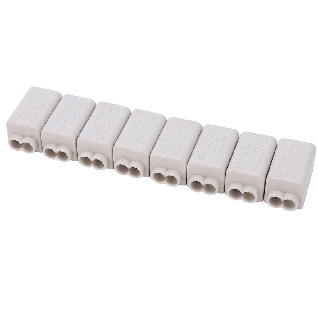 8Pcs Wire Connector T Type Splicer Screw Terminal Block Set Kit 400V 60A ZK‑1306