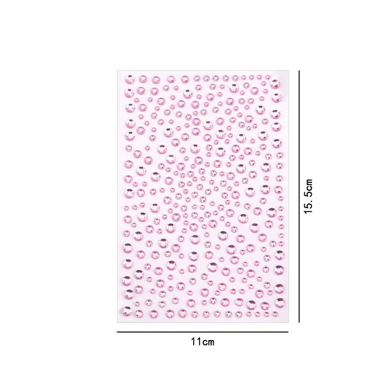 1Pcs Music Festival Party Face Jewelry Decoration Rhinestone Crystal Kids Toy DIY Diamond Stickers Eye Makeup Self-adhesive Nail