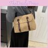 Chic Vintage Pu Shoulder Bag For Women Stylish Small Messenger Bag In Black Brown Red Khaki