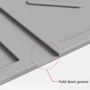 Reversible Stove Top Protectors Mat with Side Walls for Utensils Storage and Counter Surfaces Protection 450°F Safe