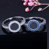 J0098 Micro-Set Zircon Ring, Simple Personalized Ring Hand Jewelry