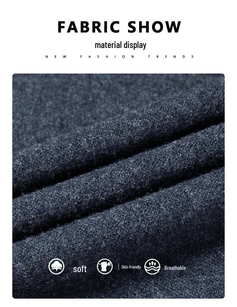 100% Wool V-Neck Knit Sweater Vest - Autumn 2025 Business Casual for Middle-aged Men