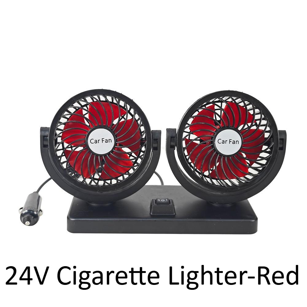 USB Car Cooling Fan For Universal 12V 24V Vehicles 360 Rotating Air Circulator Ventilation Interior Auto Accessories Parts