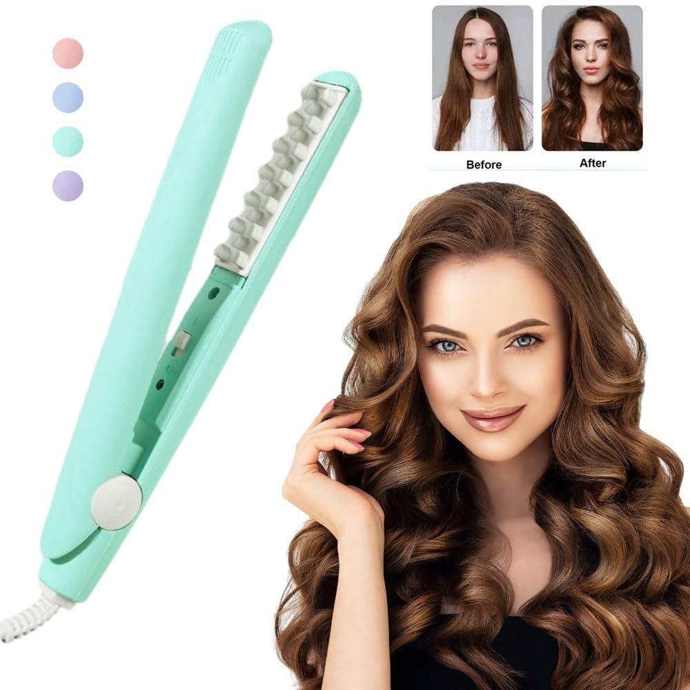 2 in 1 Wave Hair Curling Iron Root Lifter Travel Curling Wand  Short and All Hair Types