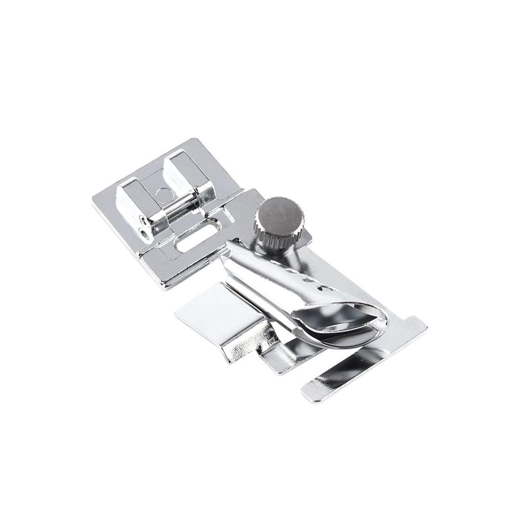 Sewing Machine Presser Foot Adjustable Bias Binder Foot Binding Sewing Foot for Low Shank Snap-on Feet Sewing Machines