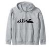 Bobsled, Bobsleigh, Winter Sports, Sledding, Zip-up Hoodie