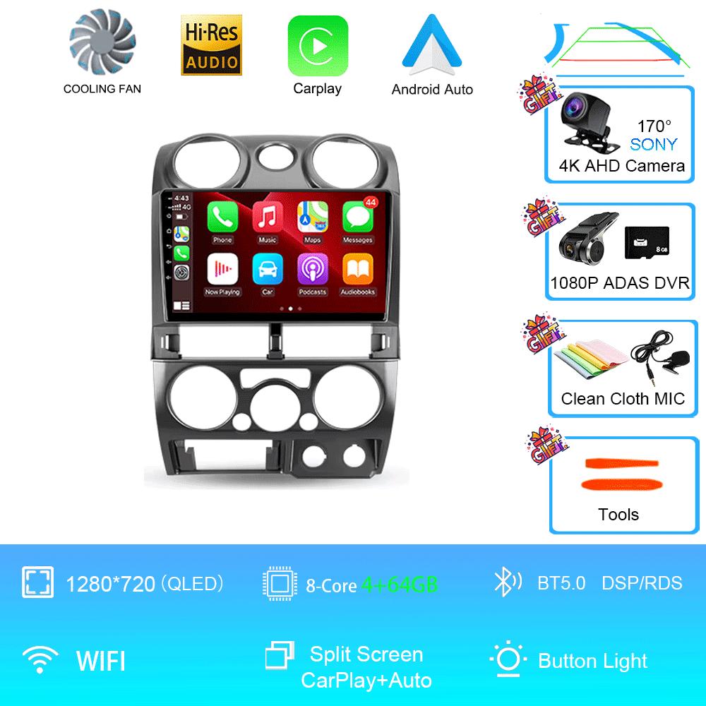 Car Radio Android 14 Carplay For Kia Cerato 3 K3 Forte 2013 2014 2015 2016 2017 2018 Auto Stereo Multimedia Player GPS Navigatio