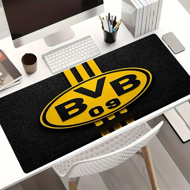 Borussia Dortmund Thema Mauspads, Rutschfeste Gummiunterseite, Multifunktionales Büro- & Wohnaccessoire, Perfekt zur Personalisierung des Arbeitsplatzes.