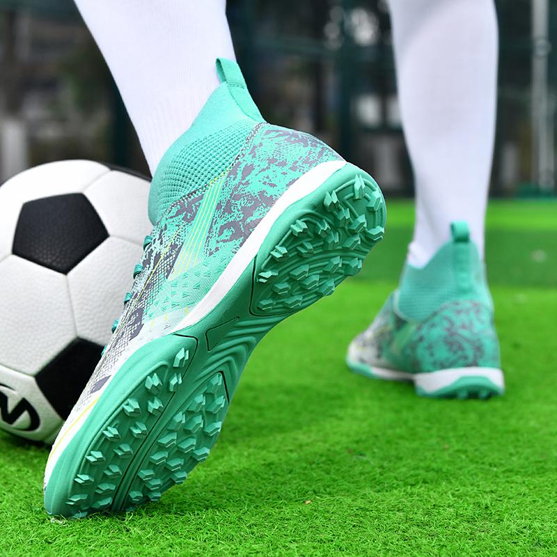 Unisex Soccer Shoes TF/AG Outdoor Professional Training Football Shoes for Men/Women/kids