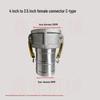Aluminum Alloy Type C Male & Female Quick Coupler Hose Fittings with Reducing Lever