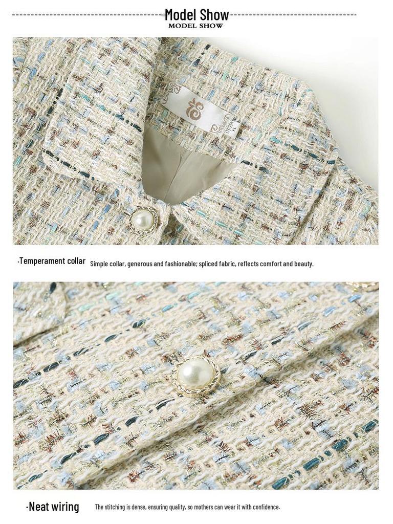 Mom's 2024 Fashionable Short Jacket: Spring & Autumn Style for Middle-aged & Elderly Women