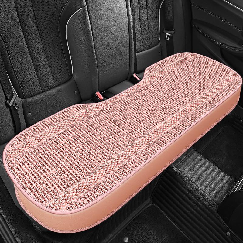 Ledově hedvábný chladivý letní potah na polštář sedadla do auta Tkaný prodyšný Univerzální na přední a zadní sedadla Chladivá podložka Auto interiérové doplňky