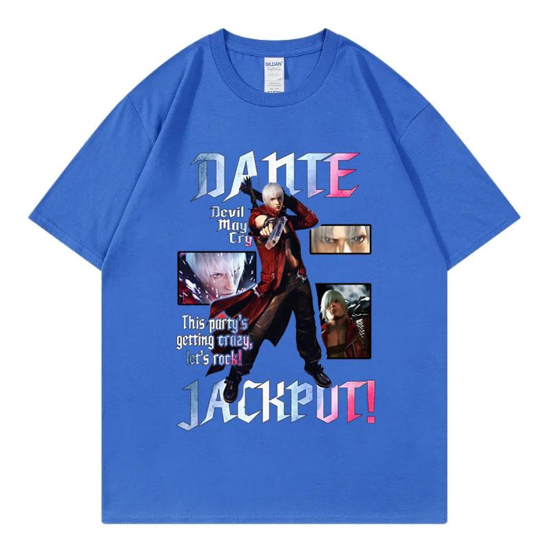 Hot Game Devil May Cry Graphic T Shirts Men Women Clothing Harajuku Y2k Oversized Tshirt Summer Casual Short Sleeve Tshirts